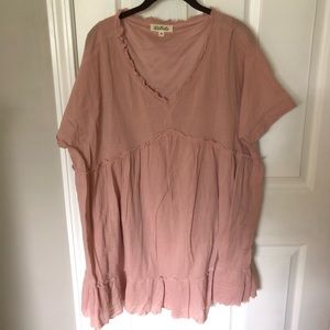 MAUVE BABYDOLL DRESS